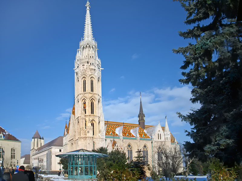 Глазами очевидцев: собор Св.Матьяша и отель «Хилтон». Будапешт